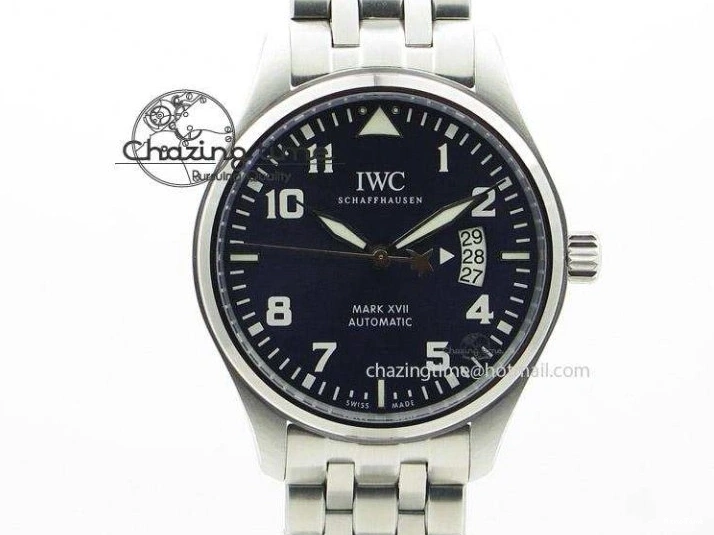 MIROTIME 0108 Portugieser Chrono  42 IW390406 RG ZF 1:1 Best Edition Blue Dial on Brown Leather Strap A Durable 7129